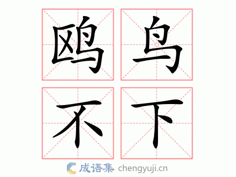 鸥鸟不下图片